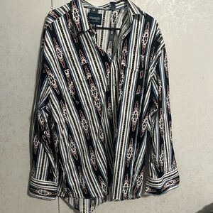 Wrangler Long Sleeve Button up, Worn